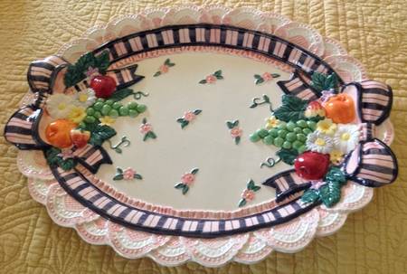Old Macdonald's Country Fair 17" Oval Serving Platter