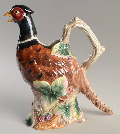 Pheasant 32 Oz Figural Pitcher