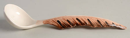 Pheasant Figurial Solid Piece Sauce Ladle