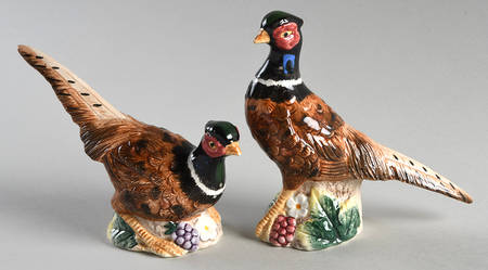 Pheasant Figural Salt & Pepper Set