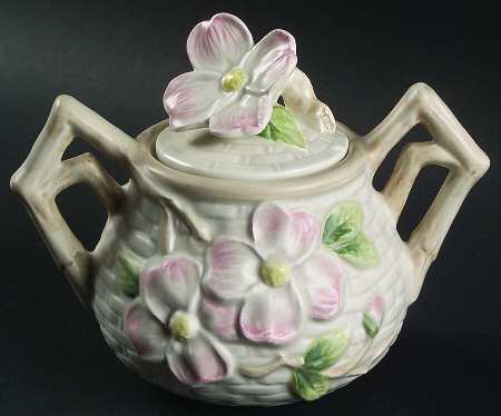 Bluebirds Sugar Bowl & Lid