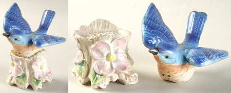 Bluebirds Stacking Salt & Pepper Set