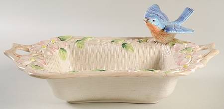 Bluebirds 13" Rectangular Serving Bowl