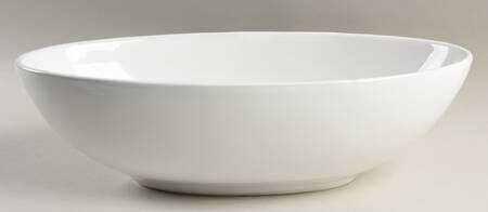 Coronado White 14" Large Oval Salad Serving Bowl