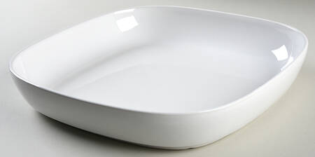 Coronado White 12" Square Bowl