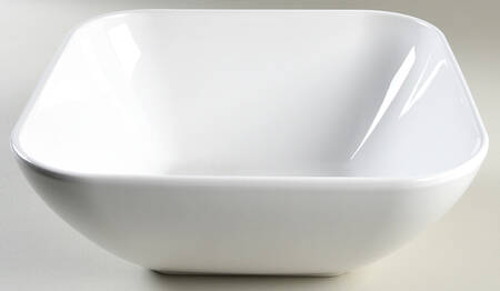 Coronado White 11" Large Square Salad Serving Bowl