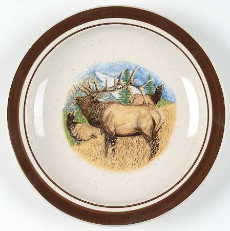 Bugling Elk Salad/Dessert Plate