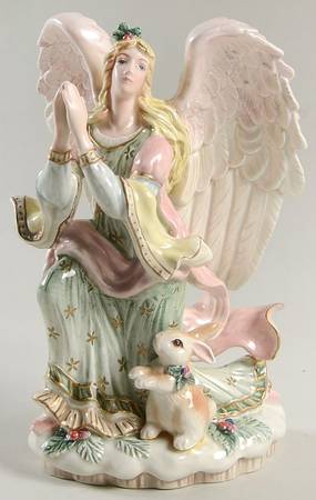 Peaceable Kingdom Kneeling Angel Figurine