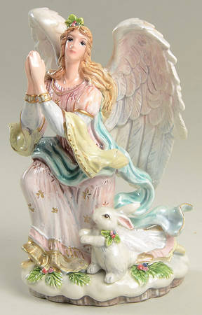 Peaceable Kingdom Kneeling Angel Figurine