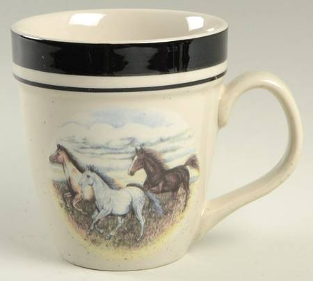 Running Horses Mug