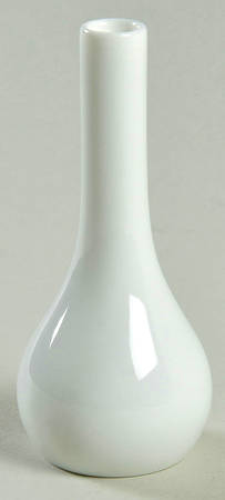 Total Color Spectrum White 3" Mini Bud Vase