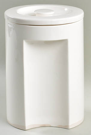 Total Color Spectrum White Extra Large Canister & Lid