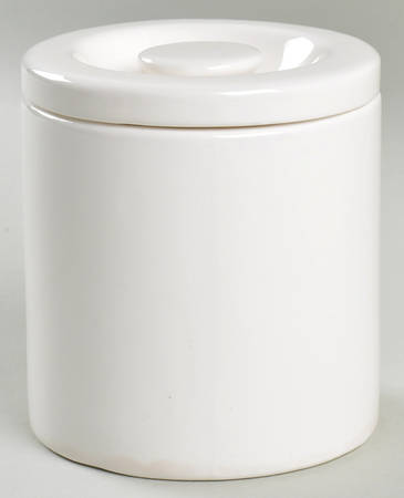 Total Color Spectrum White Small Canister & Lid