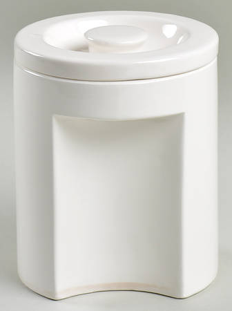 Total Color Spectrum White Medium Canister & Lid