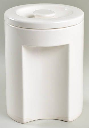 Total Color Spectrum White Large Canister & Lid
