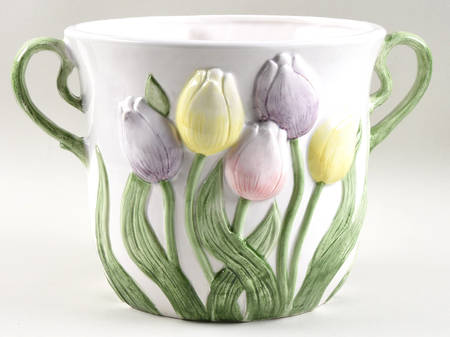 Spring Parade 7" Flower Pot