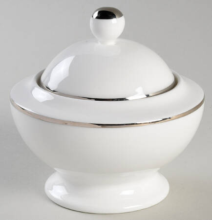 Infinity Platinum Sugar Bowl & Lid