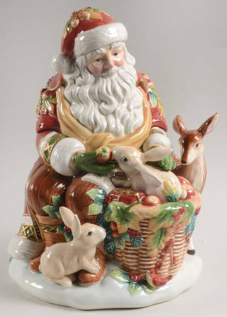 Holiday Solstice Figural Cookie Jar & Lid