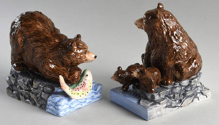 Sequoia Animals China Bookend - Set of 2