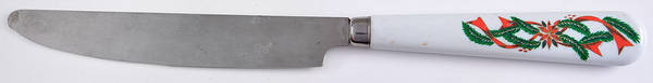 Poinsettia & Ribbons Small Dinner Knife