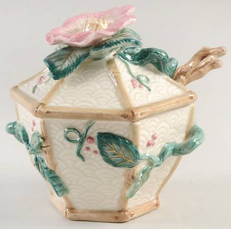 Kyoto Festival Sugar Bowl & Lid W/Spoon