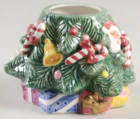 Yule Tree Sugar Bowl No Lid