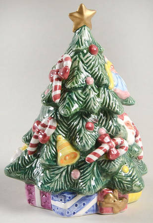 Yule Tree Sugar Bowl & Lid