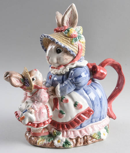 Bunny Bonnet Hill by Fitz &amp; Floyd