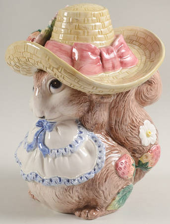 Hat Party Figural Box & Lid