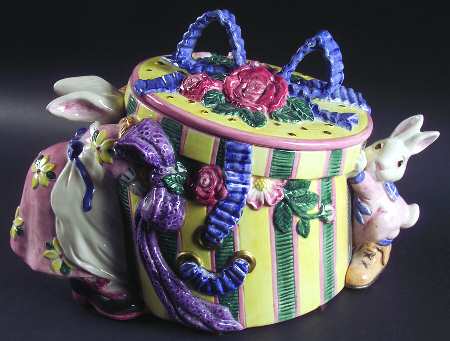 Cotton Tailors Cookie Jar & Lid