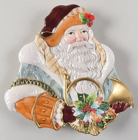 Clairmont Figural Canape Plate