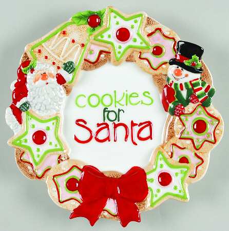 Merry Christmas Cookie Plate