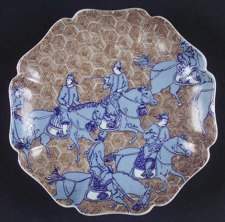 Samurai Horsemen Bread & Butter Plate