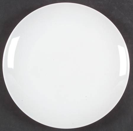 Gourmet White Coupe Salad Plate