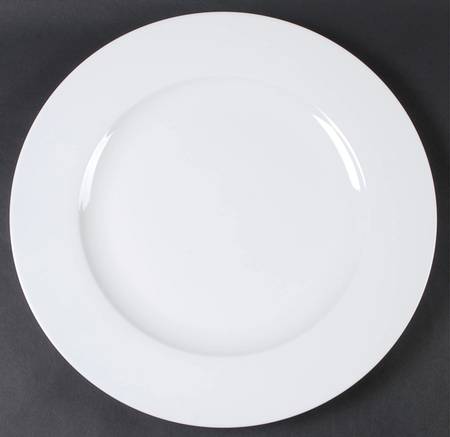Gourmet White 14" Chop Plate (Round Platter)