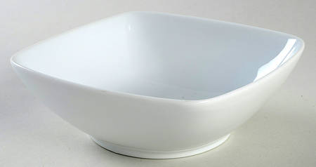 Gourmet White Square Cereal Bowl