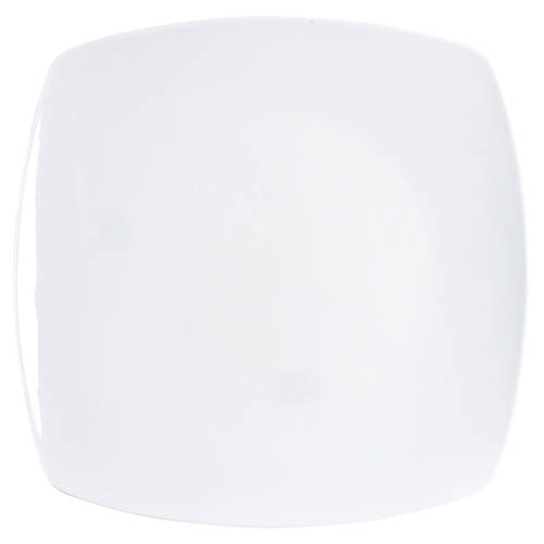 Gourmet White Square Dinner Plate