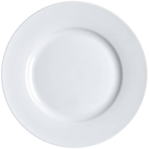 Gourmet White Salad Plate