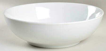 Gourmet White 9" Salad Serving Bowl