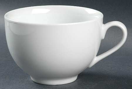 Gourmet White Breakfast Cup