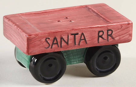 Santa's Railroad Stacking Pepper Shaker