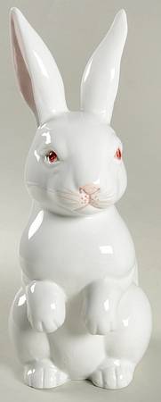 Rabbits Crouching Rabbit Figurine