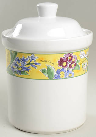 Creme Brulee Large Canister & Lid