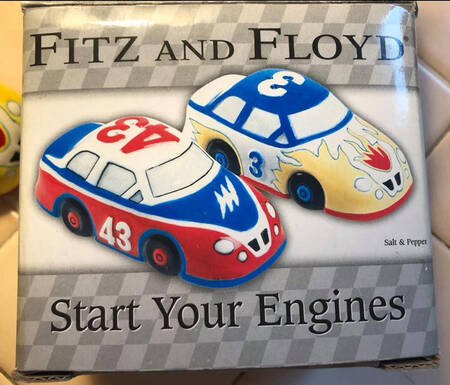 Start Your Engines Figural Salt & Pepper Set