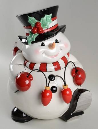 Cheers Figural Cookie Jar & Lid