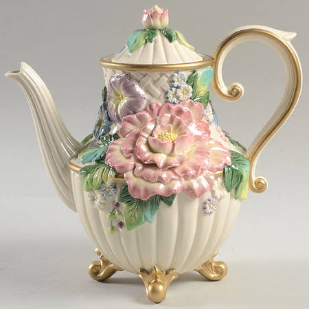Les Fleurs Coffee Pot & Lid