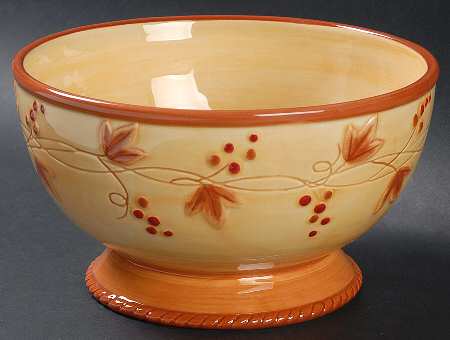 Del Vino Grapevine Soup/Cereal Bowl