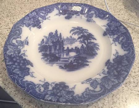 Gothic (Flow Blue) Dinner Plate