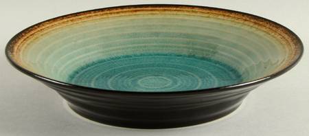 Palisades Turquoise Large Rim Soup Bowl