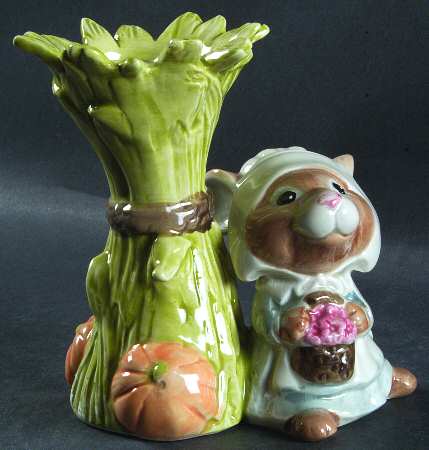 Mayflower Mouse Figural Candlestick